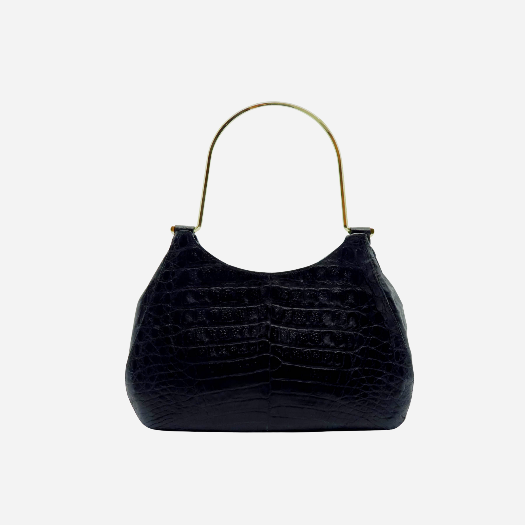  Vista trasera bolso QUIMBAYA - cierre imantado seguro en cocodrilo